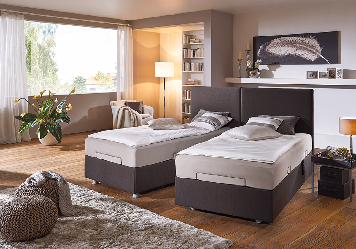 Einzel- oder Duo-Komfortpolsterbett Nevara Boxlike