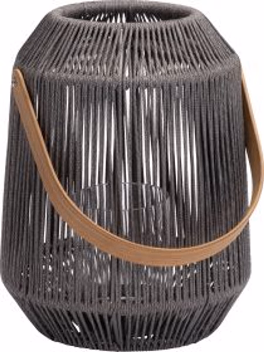 NELE Laterne hellgrau