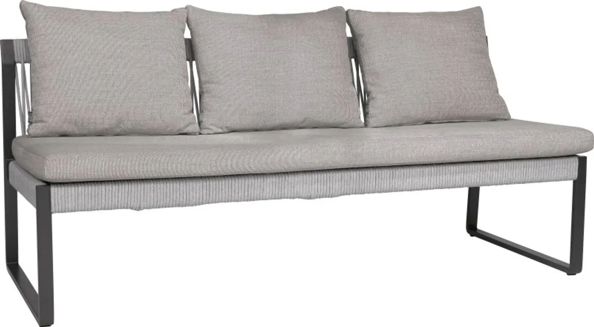 TAMMO 3-Sitzer Bank granitgrau