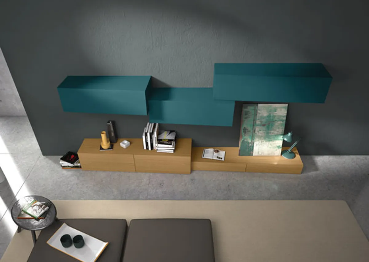Wohnwand "InclinART Rovere "vissuto"" von Presotto