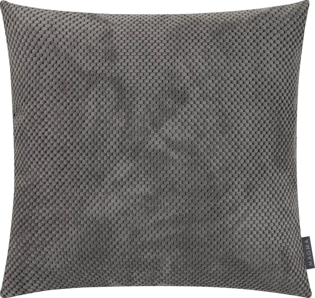 Kissen Comodo, Mittelgrau, 50x50cm