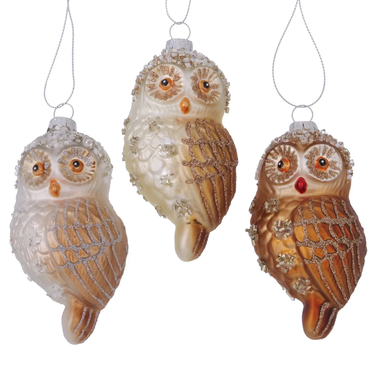 Eule Weihnachtshänger