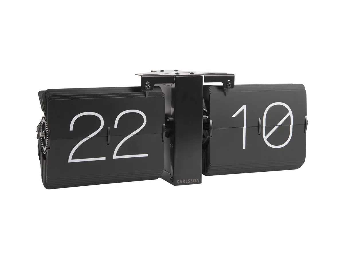 Karlsson Flip-Clock, Schwarz