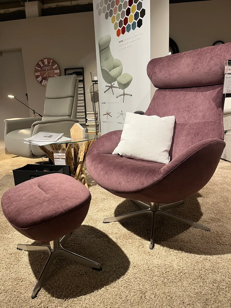 Relaxsessel GLOBE mit Hocker
