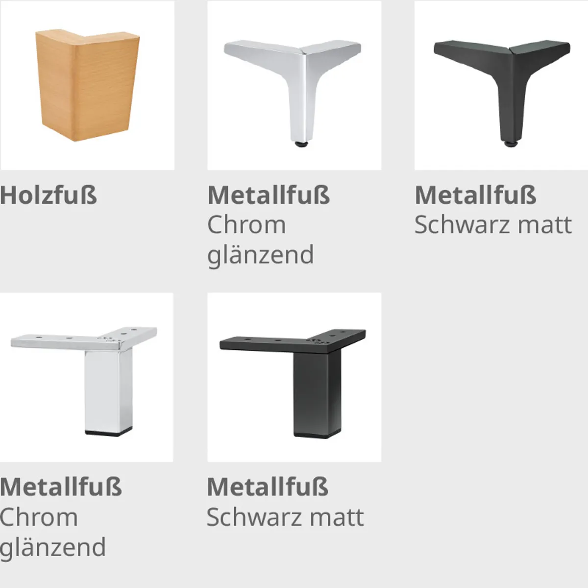 Fußvarianten