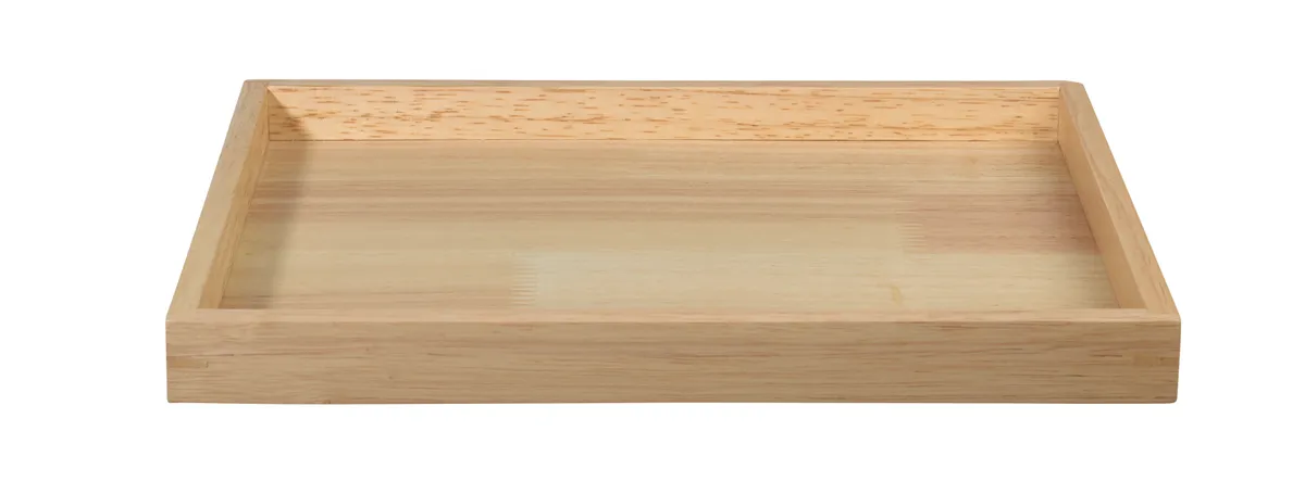 ASA Holztablett rechteckig wood Deko Tablett Holz