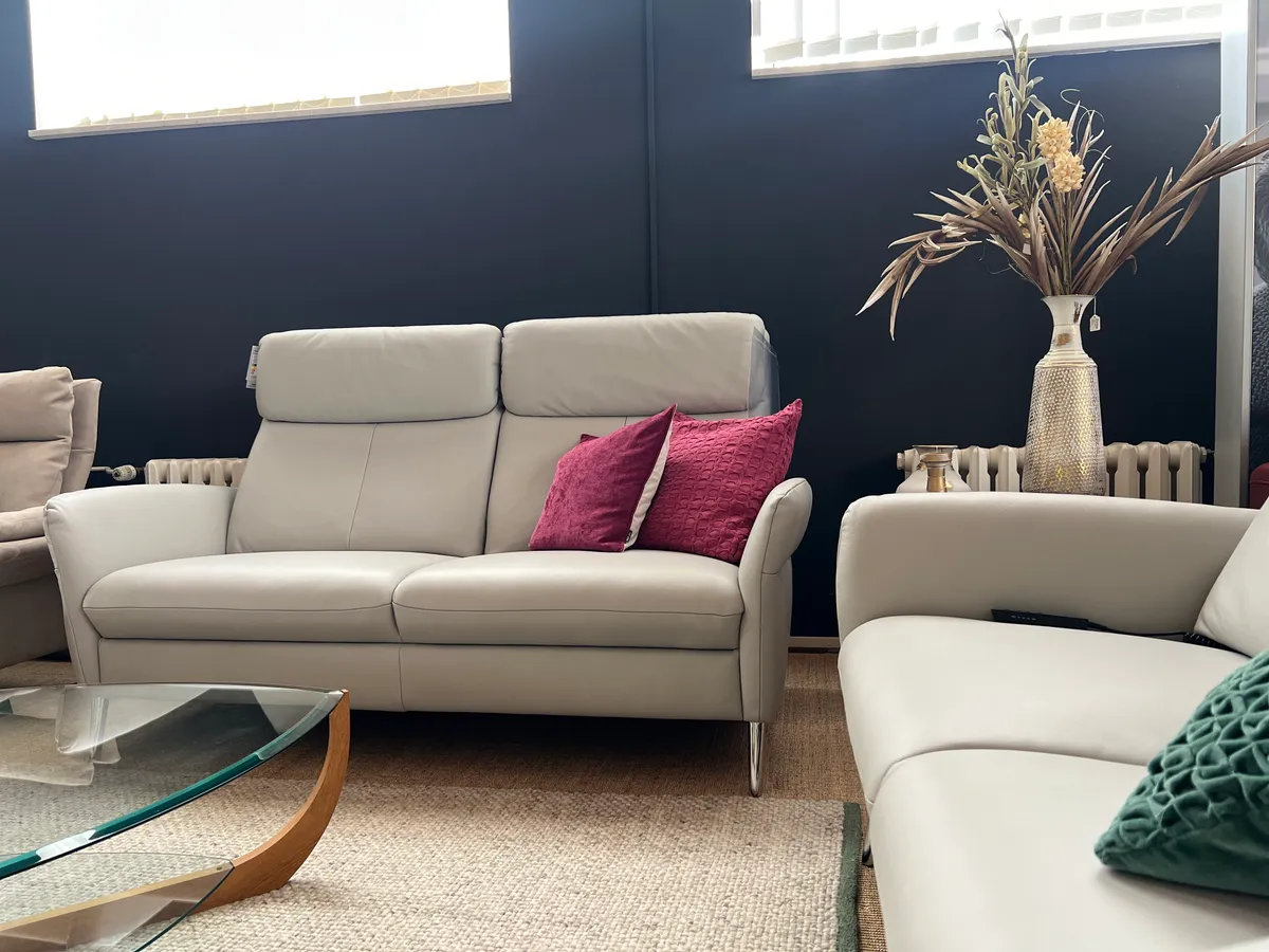Polstergarnitur Natura Fresno Leder 2-Sitzer und 2,5-Sitzer Sofa 