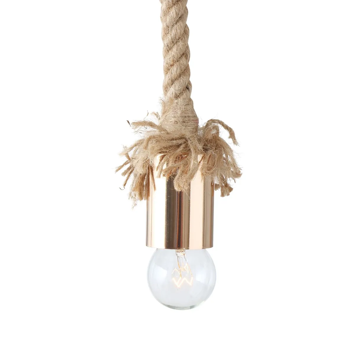 Deko-Leuchte Toko Seil-Lampe Jute Vintage Design
