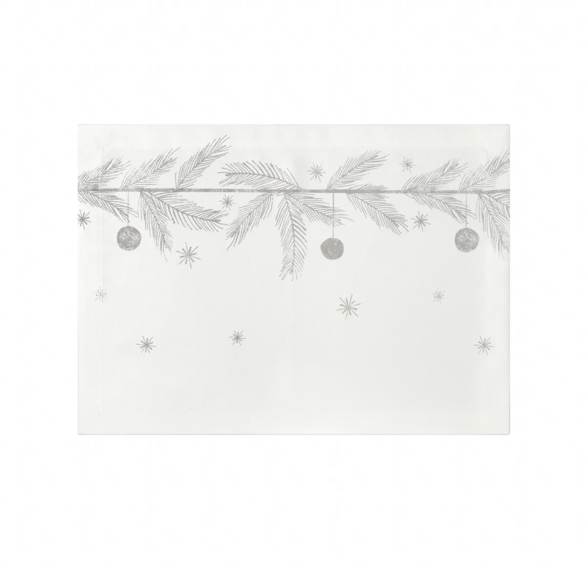 Proflax Tischset "Helsinki" Platzset Silber Weihnachtlich 35x50cm