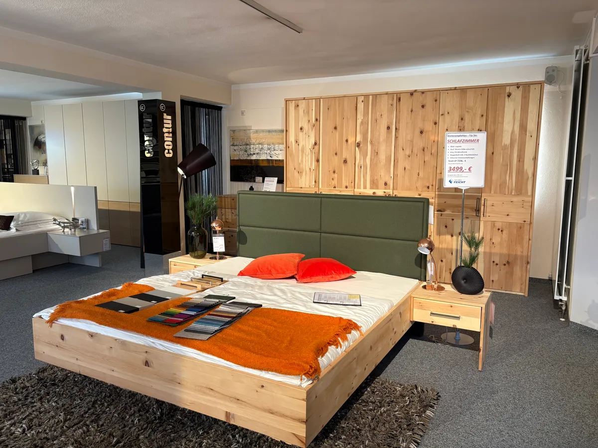 Zirben-Schlafzimmer Mod. Lugano