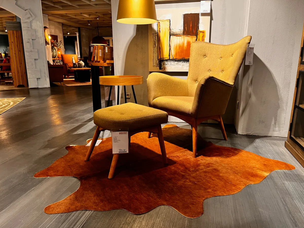 Sessel mit Hocker Frederikshavn