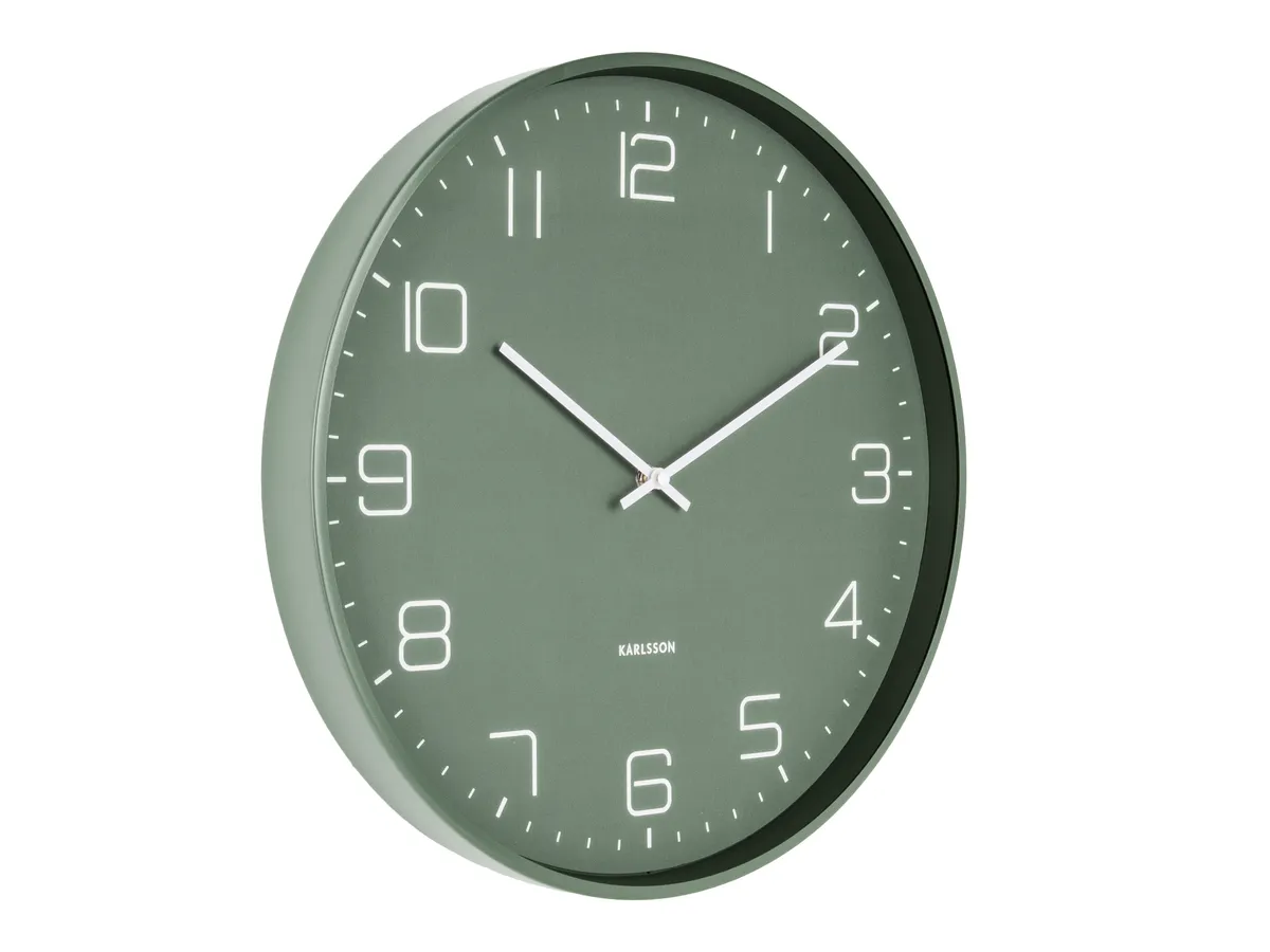 Karlsson Wanduhr Green Lofty