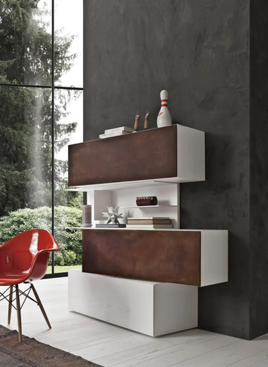 Schrank "InclinART Cor-ten" von Presotto