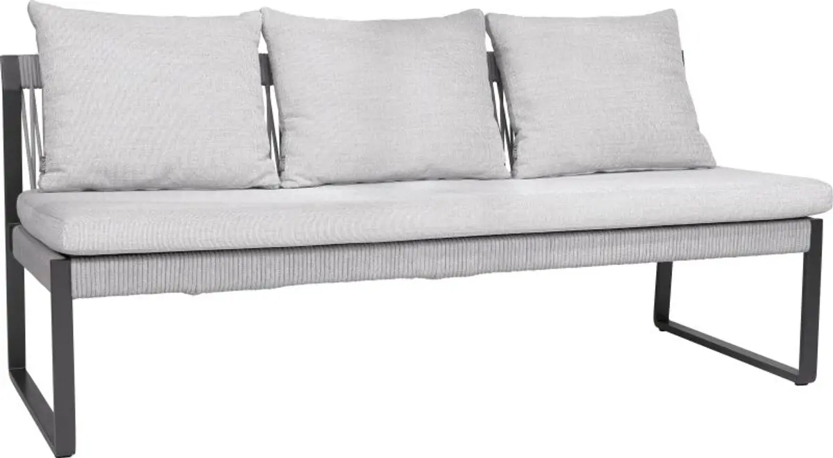 TAMMO 3-Sitzer Bank perlgrau