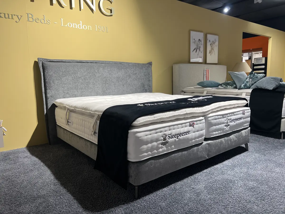 Boxspringbett Contur 2700 Stoff Oxford 805 ca. 180x 200 cm