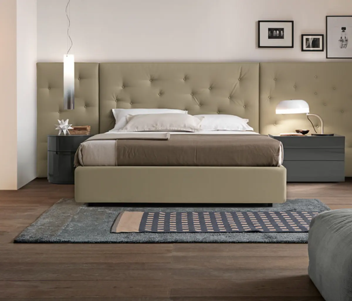 Doppelbett "Wing system_tall_4" von Presotto