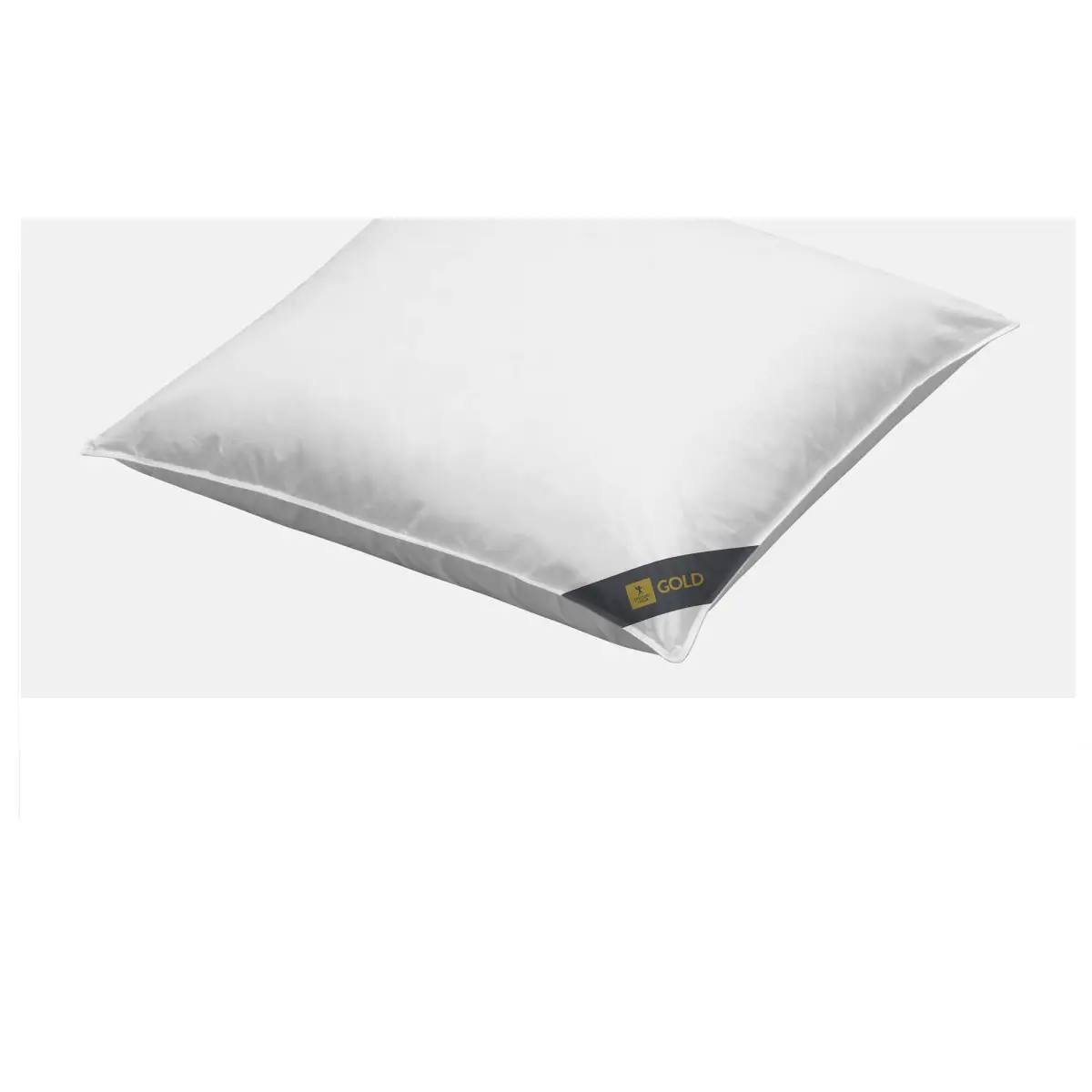 Gänsedaunenkissen Gold 80x80 cm