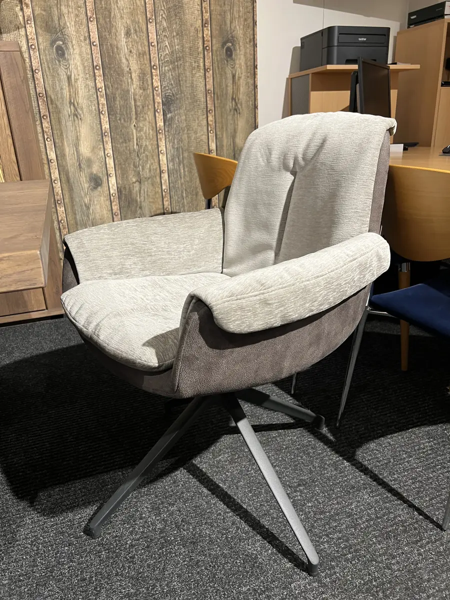 Esszimmerstühle Grau 6er Set Natura Milwaukee modern Design