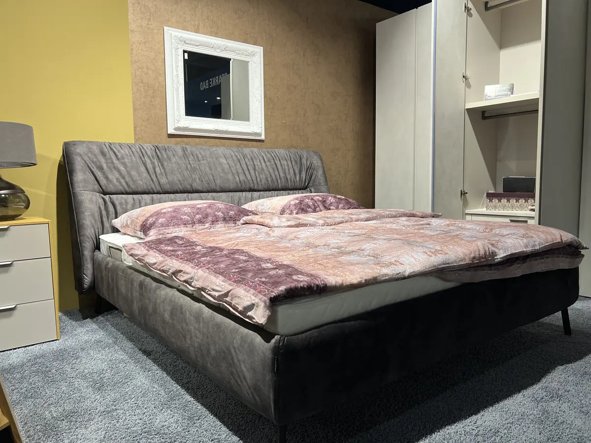 Polsterbett Contur Alvito Stoff Craft Stone