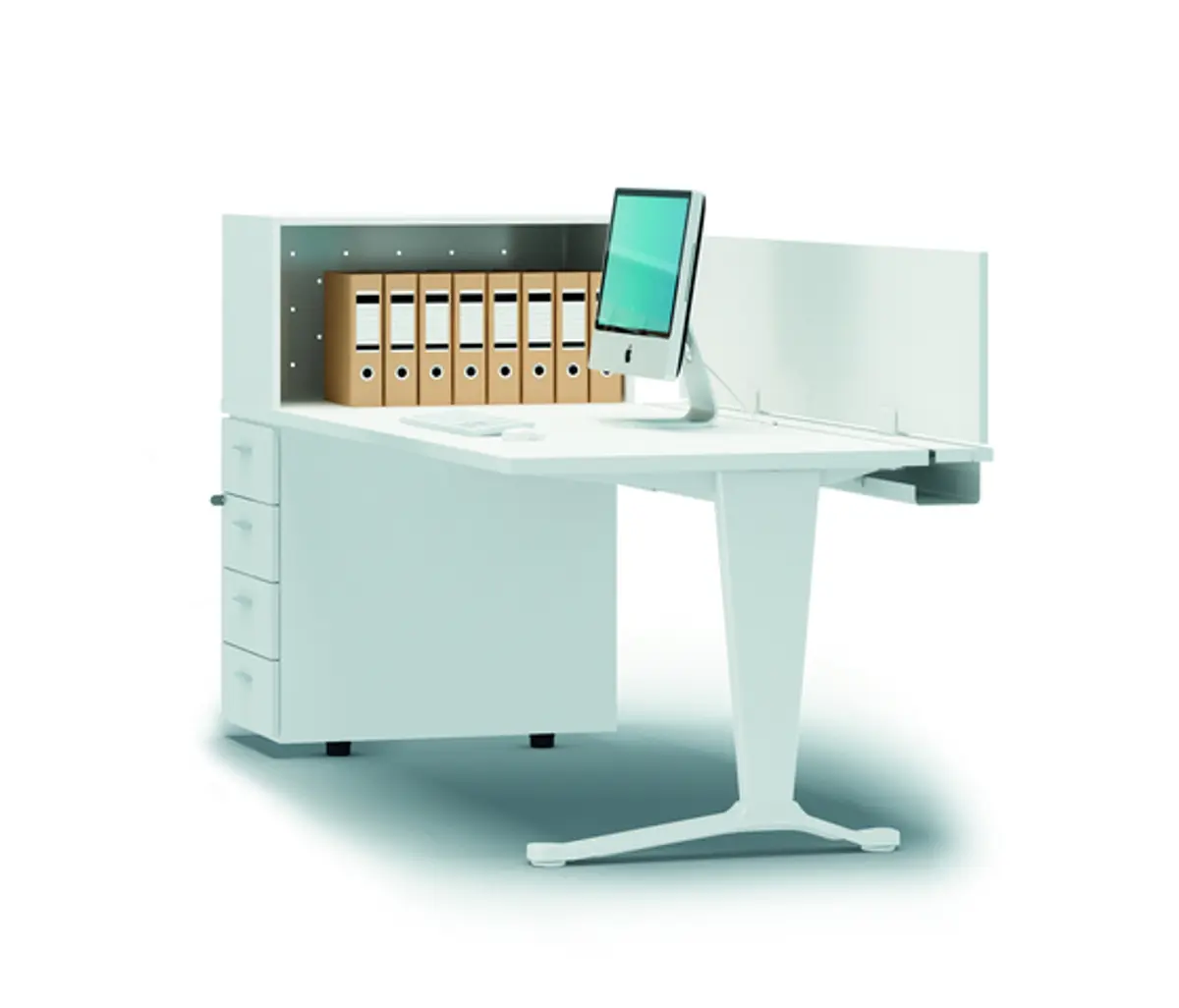 Büro-Einzeltisch "Idea+ Ypsilon" von Quadrifoglio