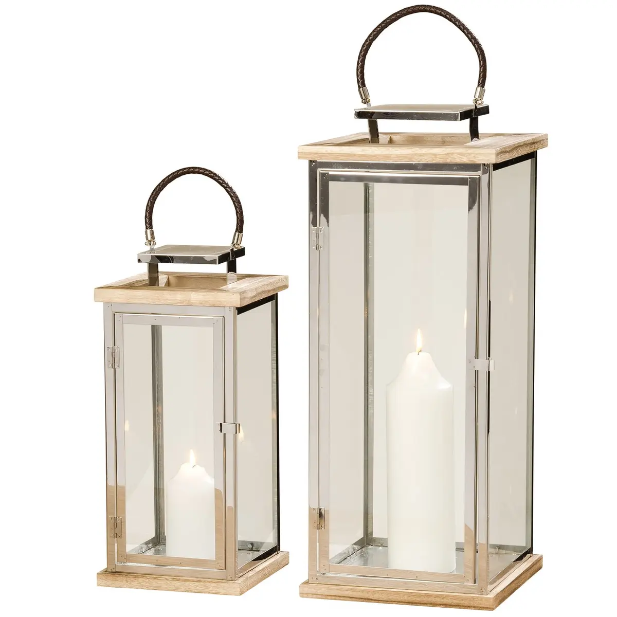 Laterne Arena 2er-Set Windlicht Deko