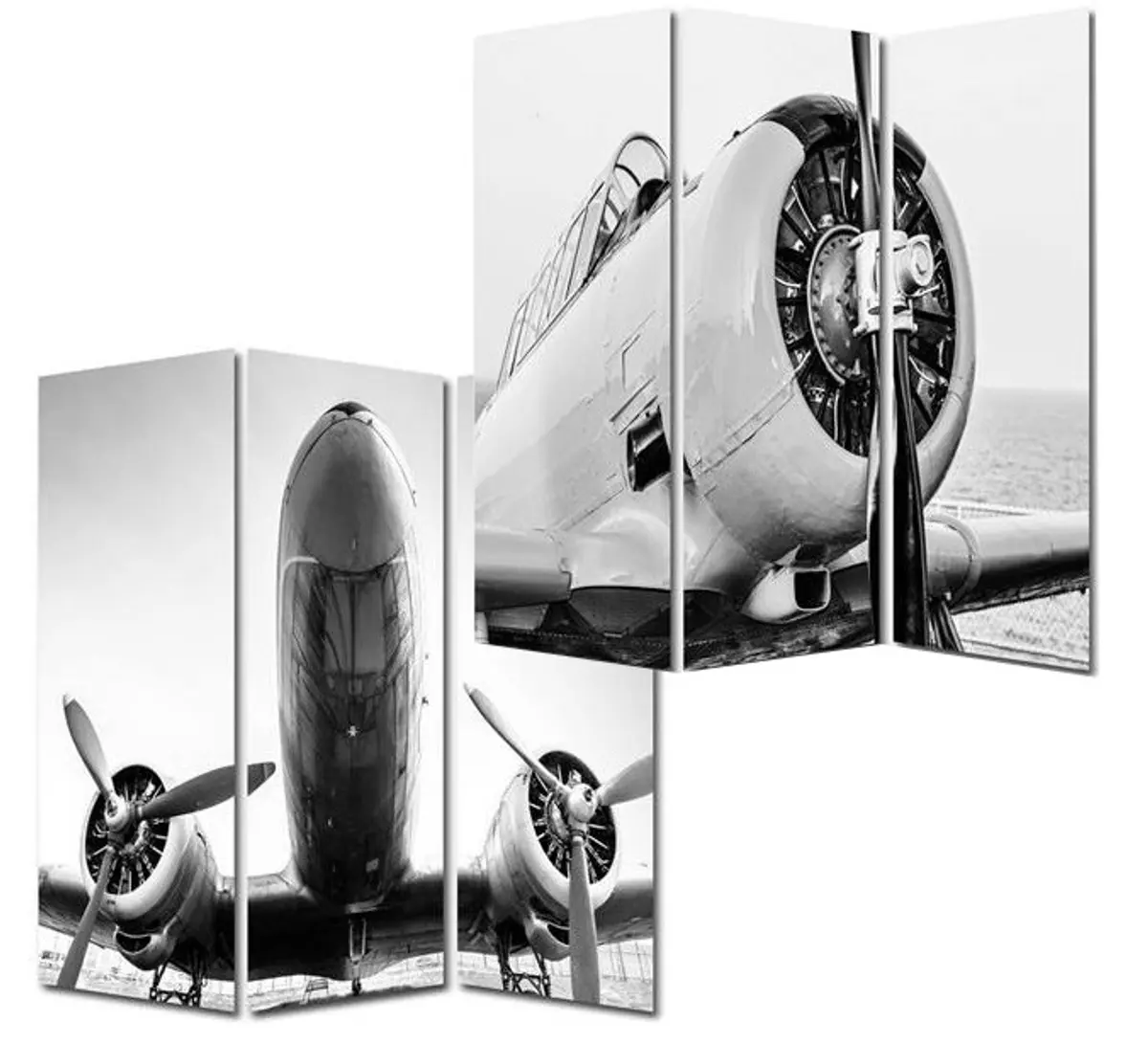 Paravent Flugzeuge