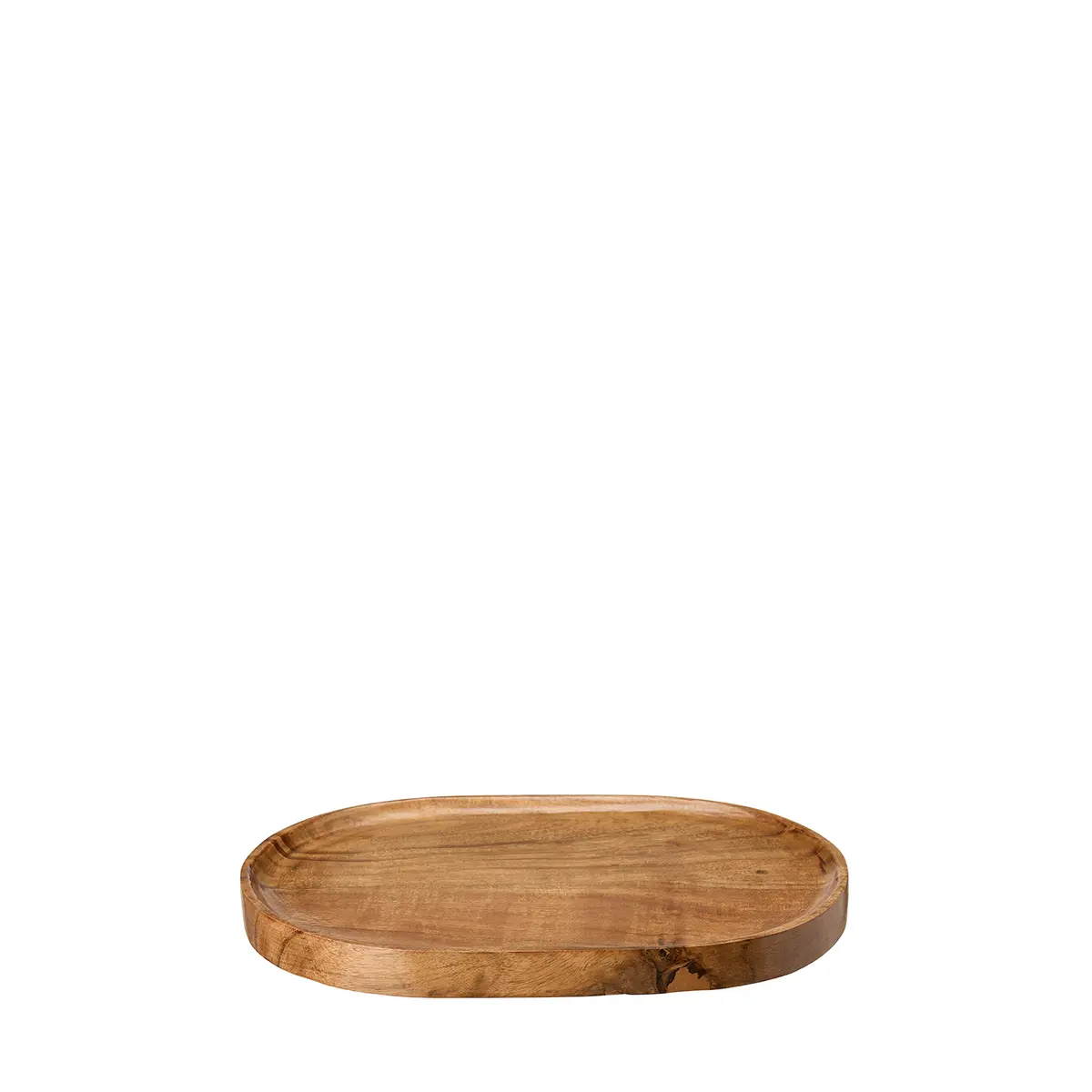Holztablett oval