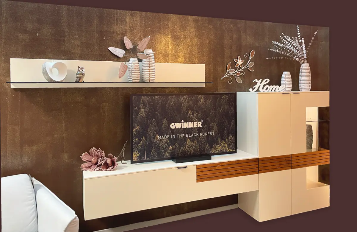 Wohnwand, B/H/T 285/145/42 cm