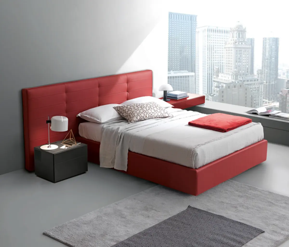 Doppelbett "Wing system_tall_5" von Presotto