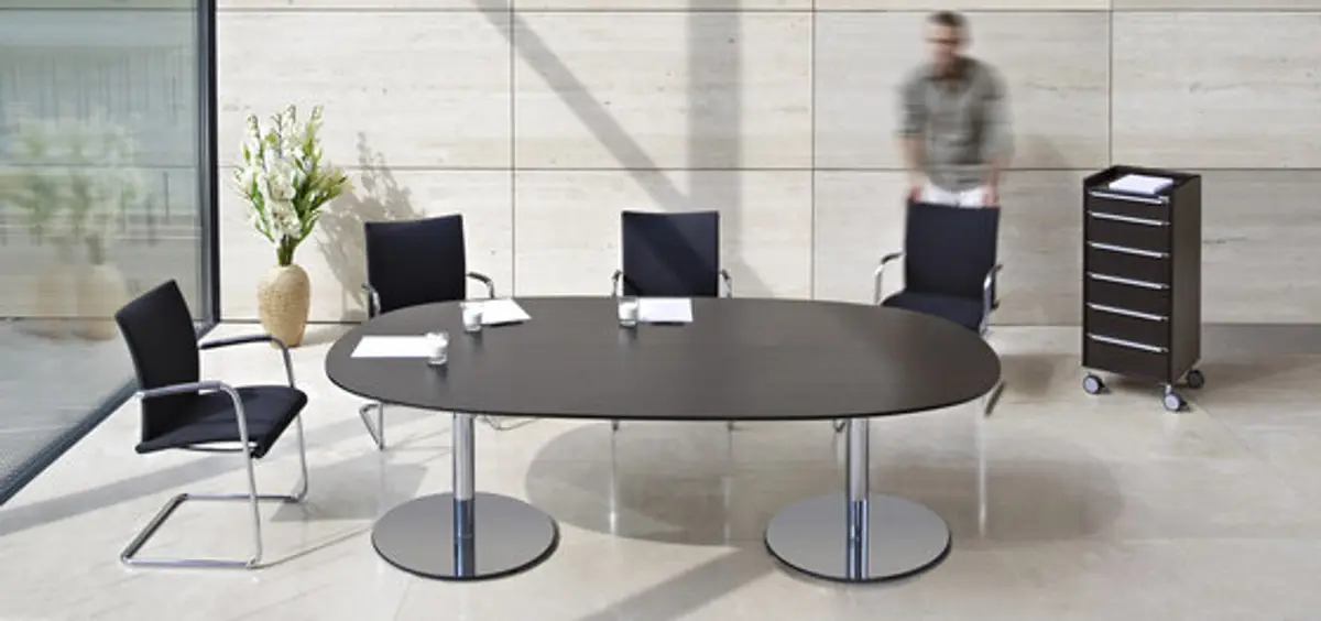 Konferenztisch "Let's talk Round" von Vario