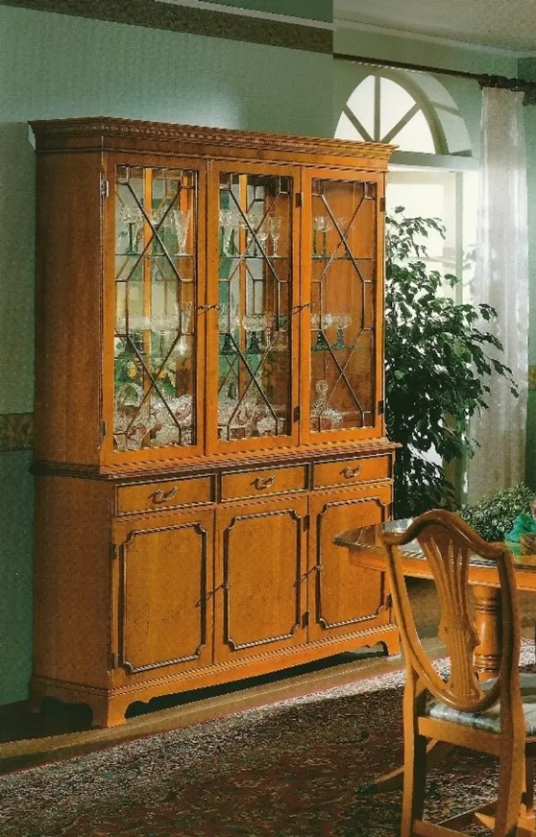 Englische Stil-Vitrine Cambridge