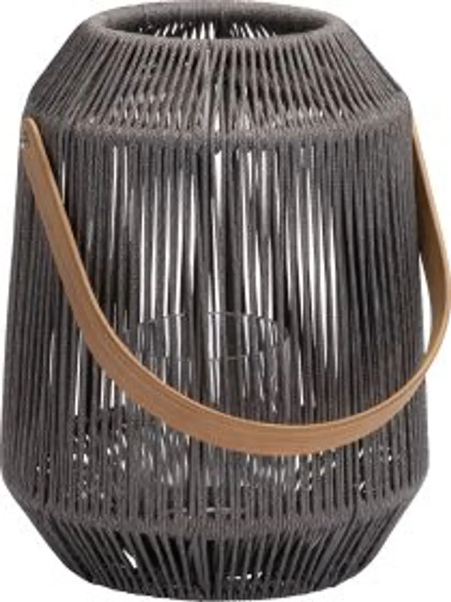 NELE Laterne hellgrau