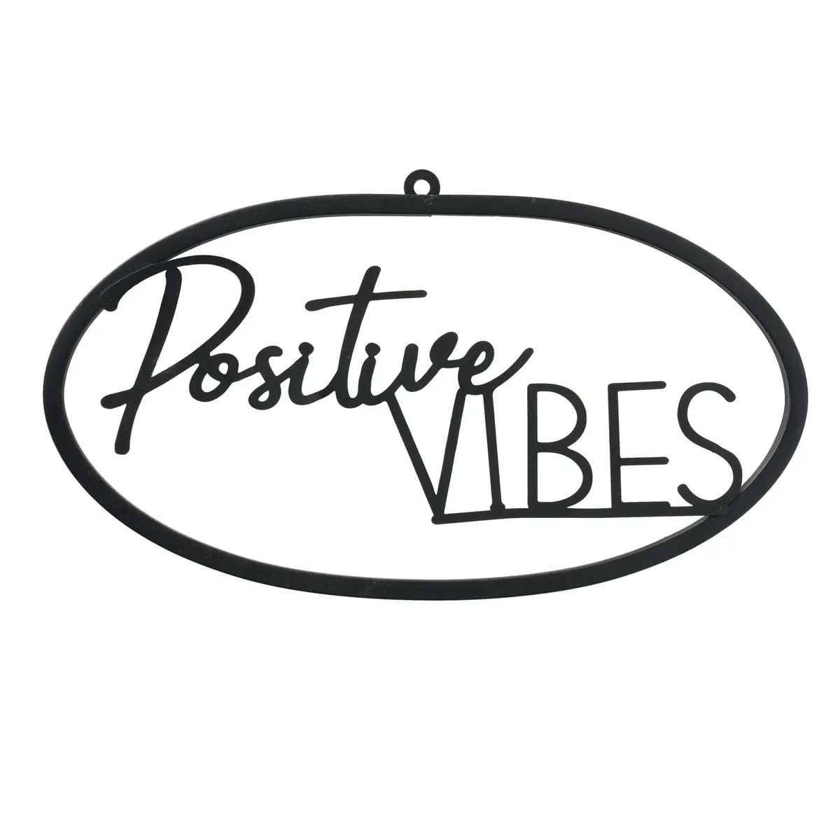  Blechschild mit Spruch - Dekoschild Metall von Boltze Positive Vibes