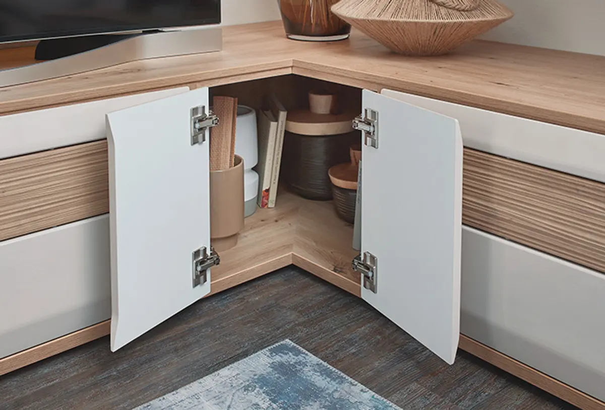 Praktischer Ecken-Stauraum