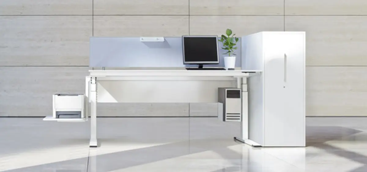 Büro-Einzeltisch "Stage" von Vario