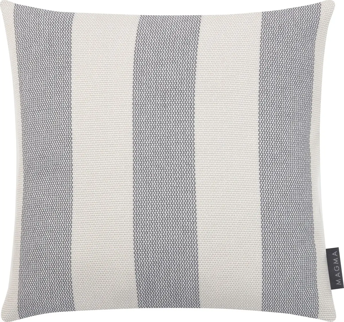 Kissen Portofino, Wasserabweisend, mittelgrau, 40 x 40 cm