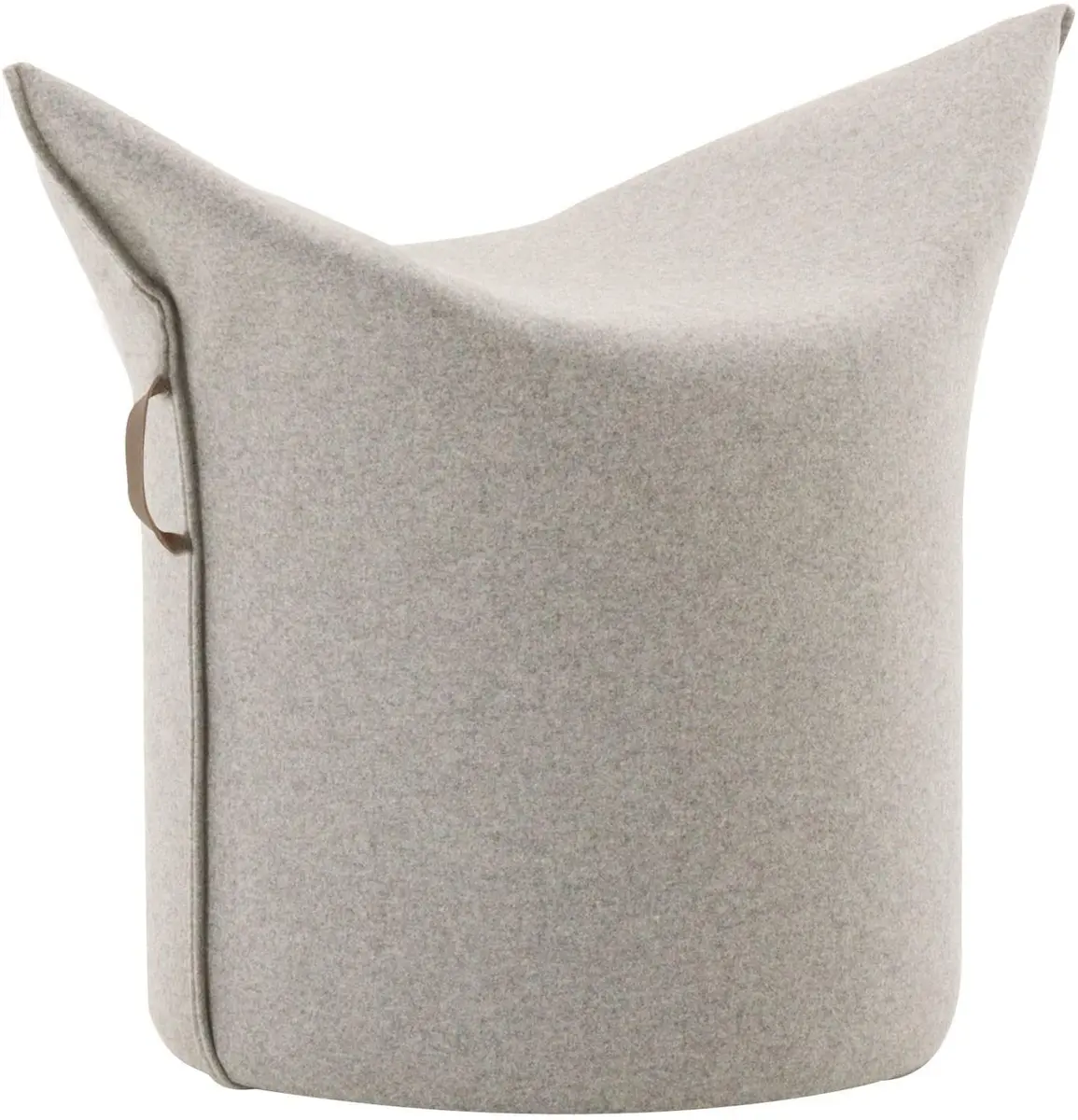 Hocker "ZIPFEL" von Werther (hellgrau)