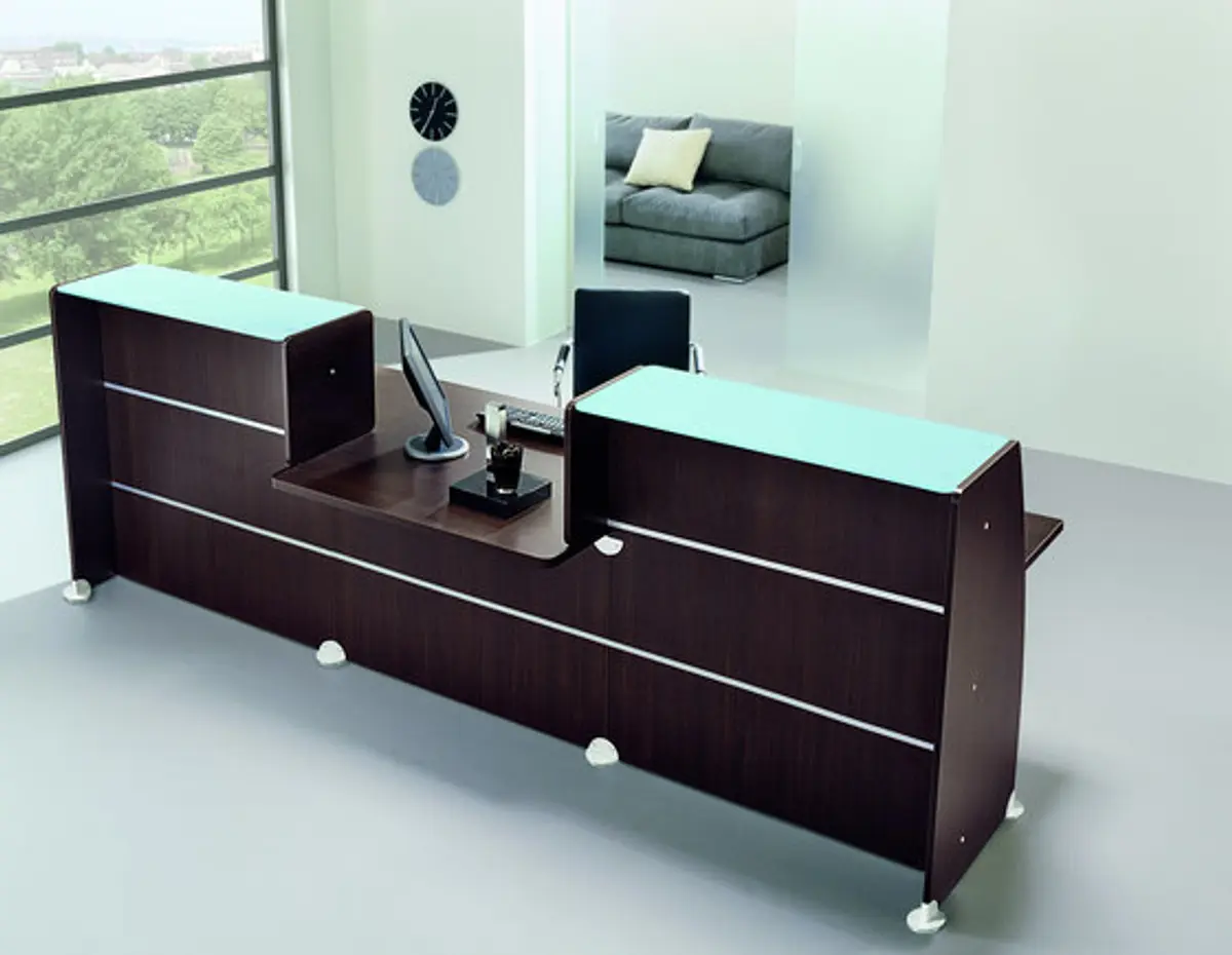 Empfangstisch "Reception Glass" von Quadrifoglio