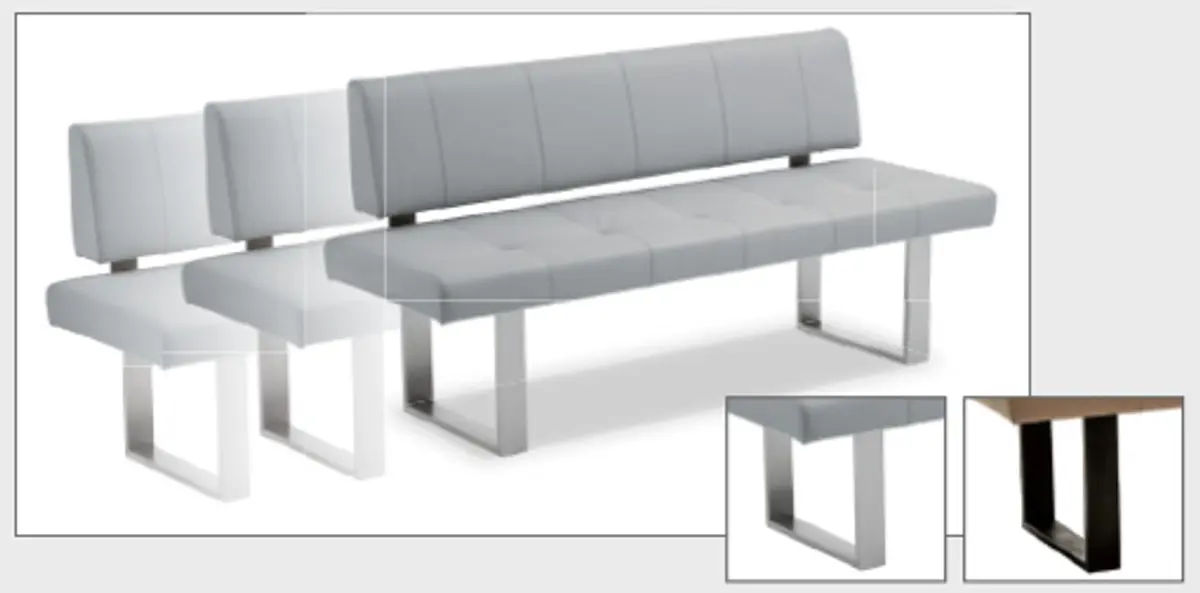 in 5 Größen ca. 160/180/200/220/240 cm mit 2 Kufengestellen