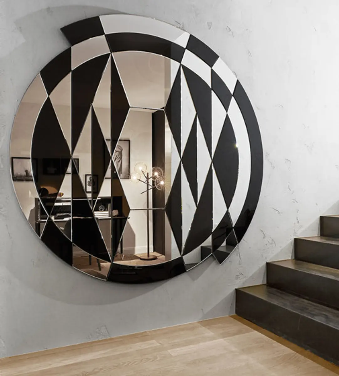Spiegel "BLACK&WHITE BEAT" von Gallotti&Radice