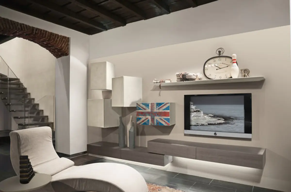 Wohnwand "InclinART Vintage" von Presotto