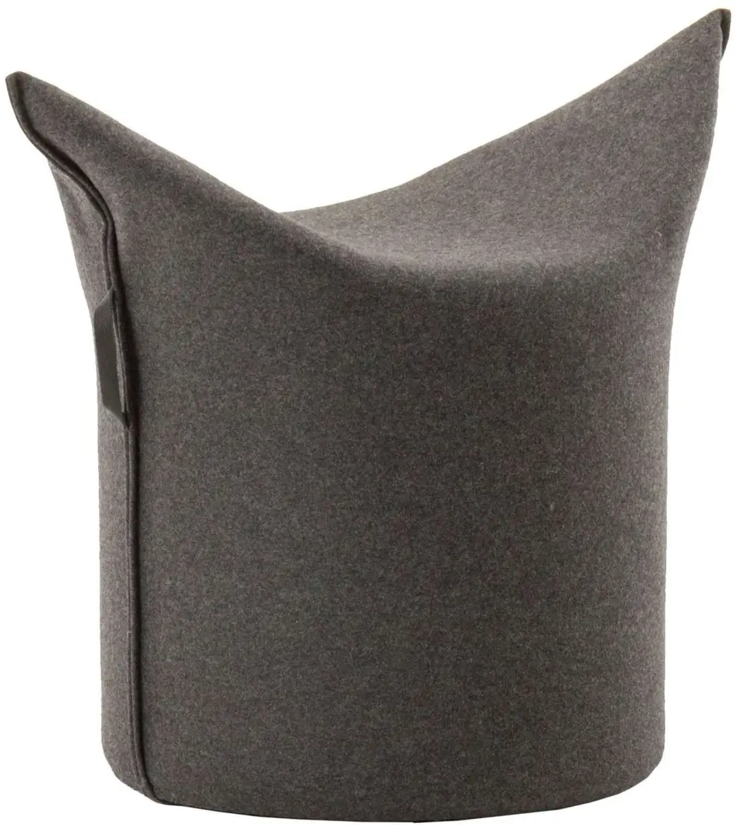 Hocker "ZIPFEL" von Werther (dunkelgrau)