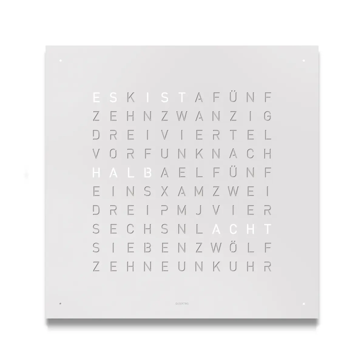 QLOCKTWO CLASSIC WHITE PEPPER