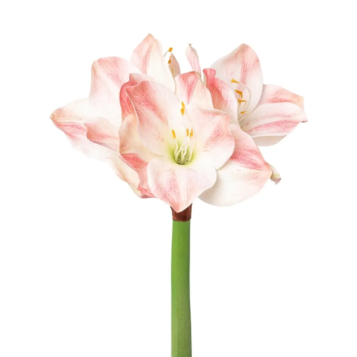 Amaryllis rosa 56 cm Kunstblume Deko Kunstpflanze 