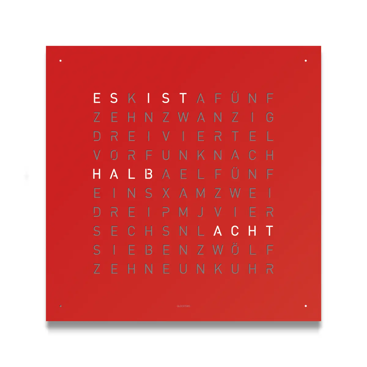 QLOCKTWO CLASSIC RED PEPPER