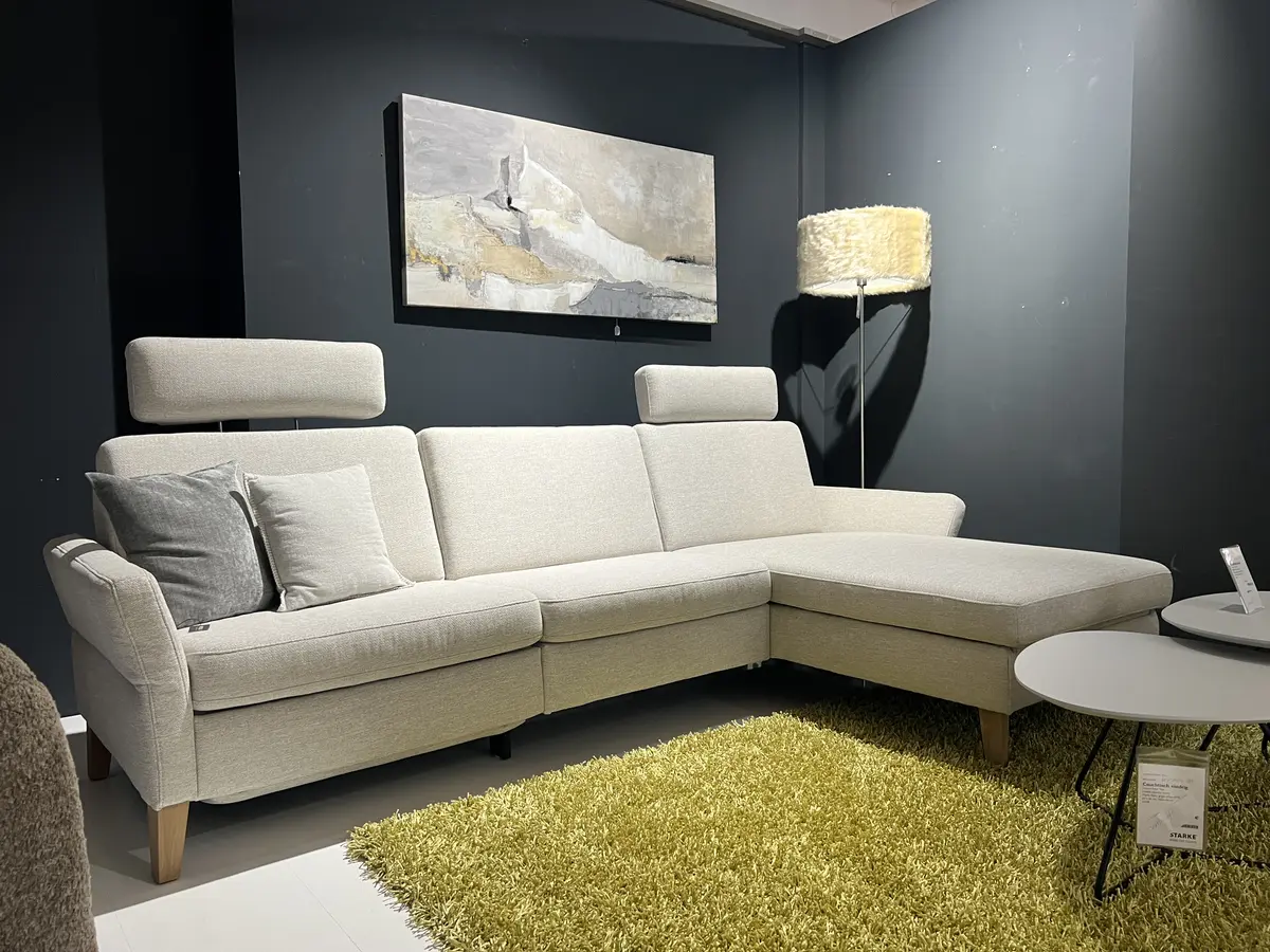 Polstergarnitur Global Arima N Stoff Chicago 6 Creme 266x164 cm 