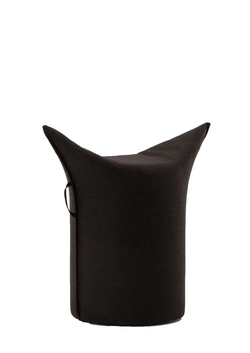 Hocker "ZIPFEL" von Werther (schwarz)
