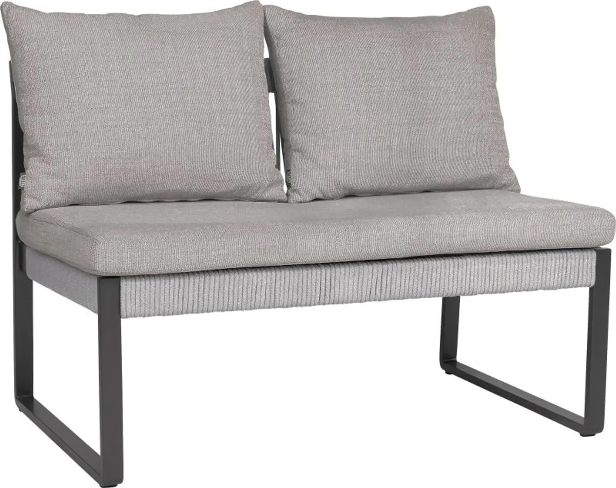 TAMMO 2-Sitzer Bank granitgrau