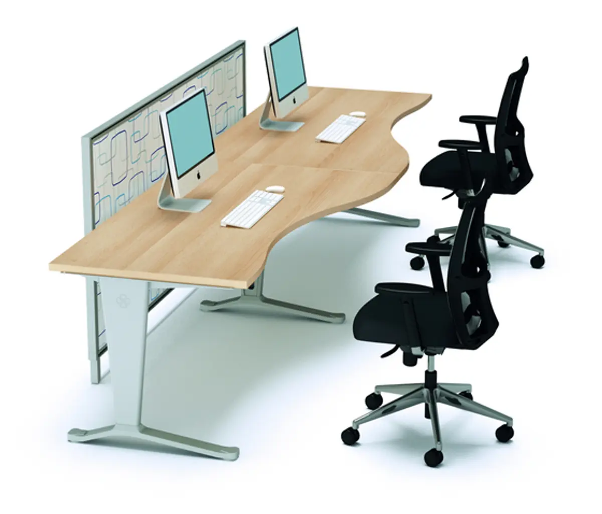 Büro-Tischsystem "Idea+ Ypsilon" von Quadrifoglio