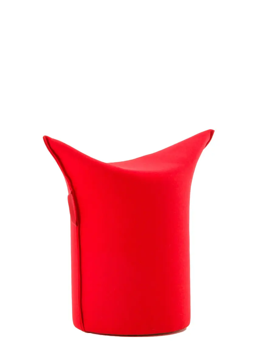 Hocker "ZIPFEL" von Werther (rot)